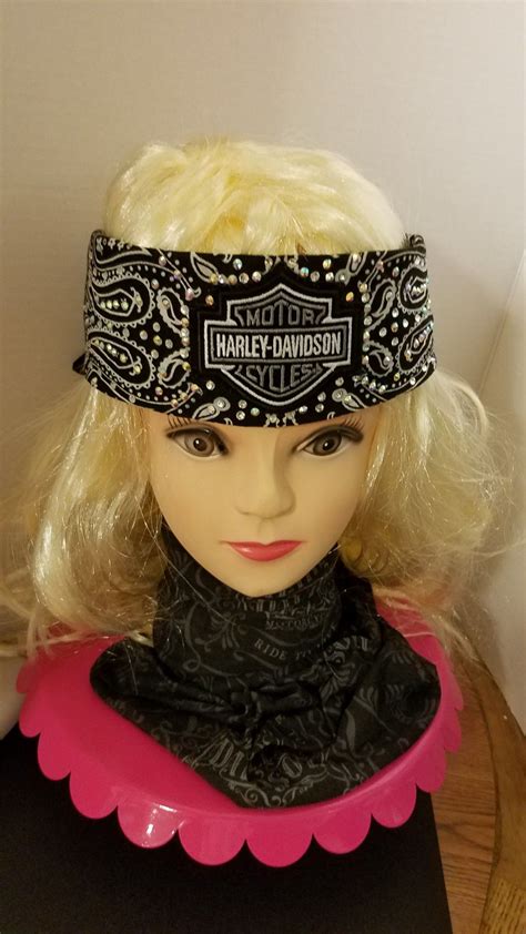 women's motorcycle headbands|harley davidson bandanas for women.